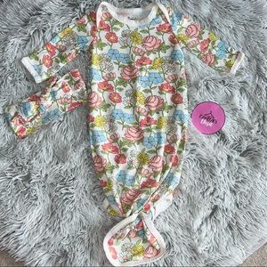 3M Baby Essentials Knot Gown & Matching Bow